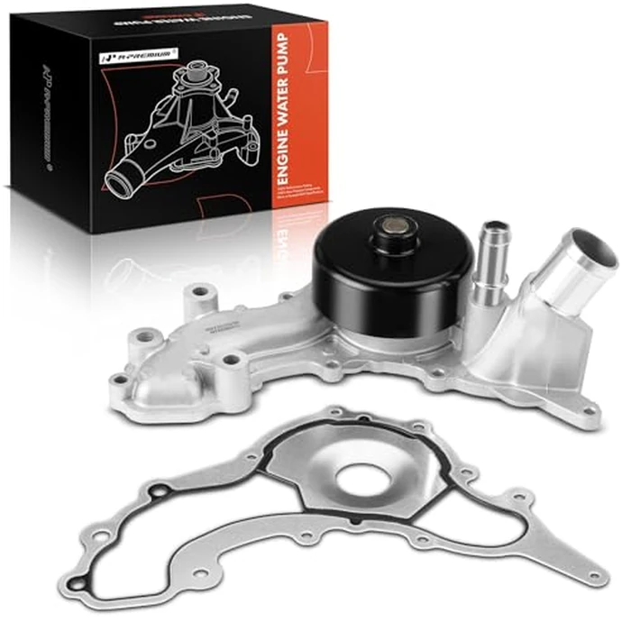 A-Premium Engine Water Pump W/Gasket Compatible with Jeep Wrangler 2012-2018, Wrangler JK 2018 - (DOHC 3.6L), 68079412AB, 68079412AC, 68079412AE by A-premium - Used - Very Good condition - CA$59.71