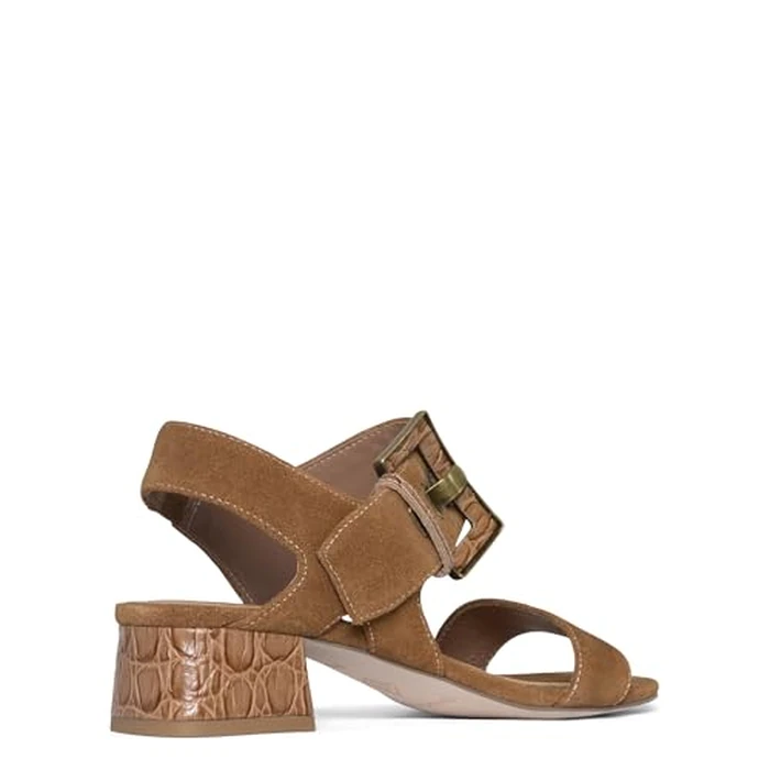 Donald Pliner Women's Vixi Heeled Sandal, Saddle-Suede, 8 by Donald J Pliner - Image 2