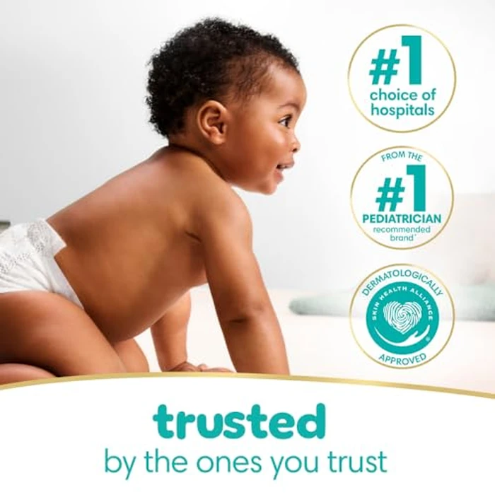 Pampers Baby Wipes, Sensitive, Water Based Wipe, Clinically Proven, Hypoallergenic, and Unscented for Babies, 336 Wipes Total (4 Flip-Top Packs) by Pampers - Image 5