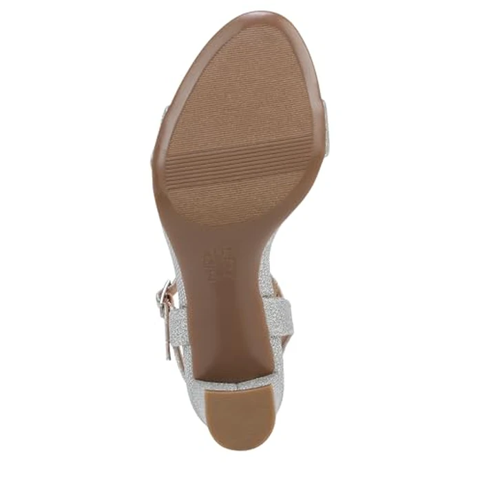 Naturalizer Women's, Bristol Sandal, Silver Metallic Fabric, 11 by Naturalizer - Image 4
