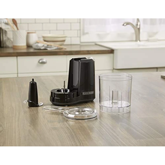 Black+Decker HC300BC Black + Decker 3-Cup Food Processor, One Touch Pulse, Dishwasher Safe Parts, 3-Cup, Black by BLACK+DECKER - Image 6
