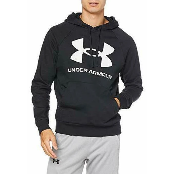 Under Armour Men's Rival Sportstyle Pullover Hoodie M - Black by Under Armour - Refurbished - Brand New condition