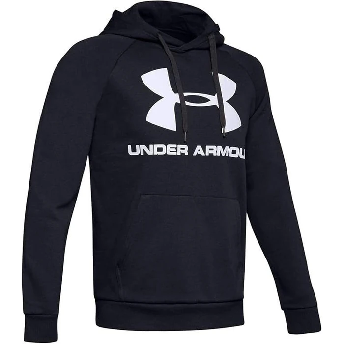 Under Armour Men's Rival Sportstyle Pullover Hoodie M - Black by Under Armour - Image 2