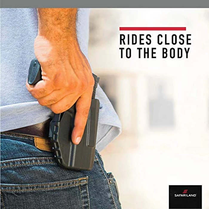 Safariland 6378 ALS Concealment Paddle Holster w/ Belt Loop, S&W J-Frame, Ruger SP101 or Similar 2", Hi-Ride, STX Plain Black, Right Hand by Safariland - Image 4