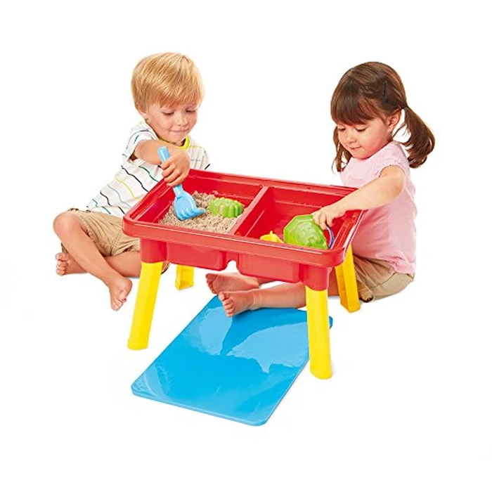 Toddler Sensory Kids Table with Lid | Sensory Bin | Kidoozie | Mega Block Compatible Lid | Indoor Outdoor Use , Red, G02521 17 x 12.5 x 11 inches by Kidoozie - Image 4