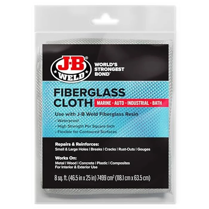 J-B Weld Fiberglass Cloth 8 sq. ft (46.5" x 25") by J-B Weld - Used - Very Good condition - US$7.55