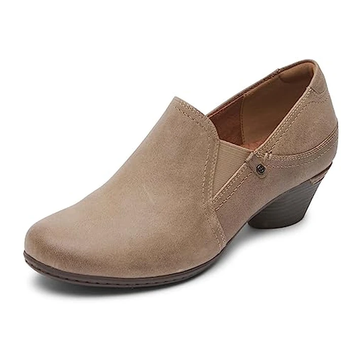 Cobb Hill Laurel V Shootie Women's Slip On, 7.5 2A(N) US, Taupe by Cobb Hill - Image 1