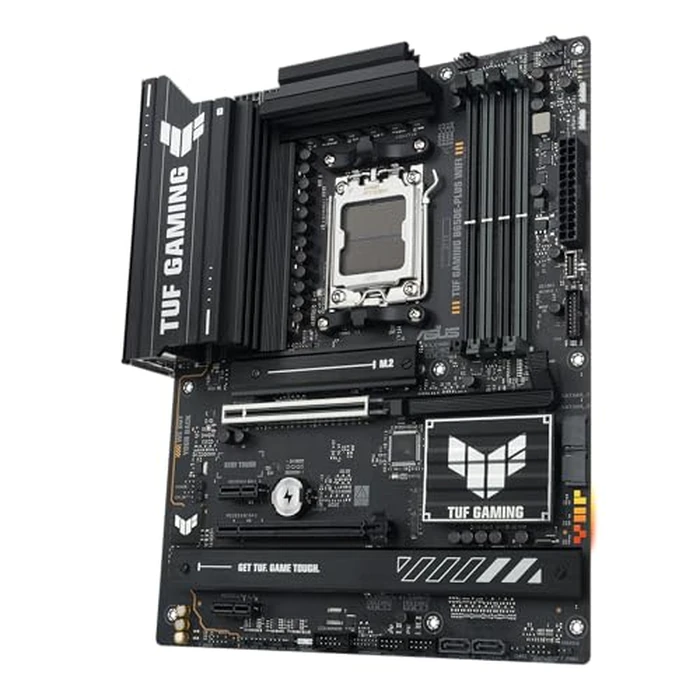 ASUS TUF Gaming B650E-PLUS WiFi AMD B650 ATX Motherboard, 12+2+1 80A DrMOS Power Stages, DDR5, PCIe 5.0 Ready, 3X M.2, Wi-Fi 6E, 2.5Gb LAN, DisplayPort, HDMI(TM), USB Type-C, BIOS Flashback, Aura Sync by ASUS - Image 4