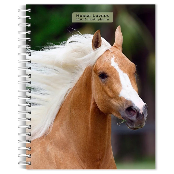 Horse Lovers | 2025 6 x 7.75 Inch Spiral-Bound Wire-O Weekly Engagement Planner Calendar | New Full-Color Image Every Week | BrownTrout | Animals Equestrian by BrownTrout - Image 1