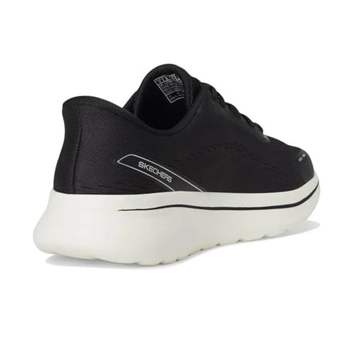 Skechers Women's Go Walk Arch Fit N-Joy Emory Hands Free Slip-Ins Sneaker, Black/White, 7.5 by Skechers - Image 5