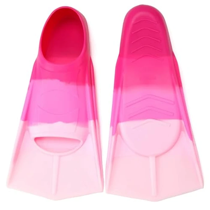 Azuunye Kids Swim Fins, Youth Swimming Flippers for Lap Swimming Training, for Children Girls Boys (Dark Pink / Pink / Rose / Light Pink, S(US Kids 1.5-3.5)) by Azuunye - Image 2