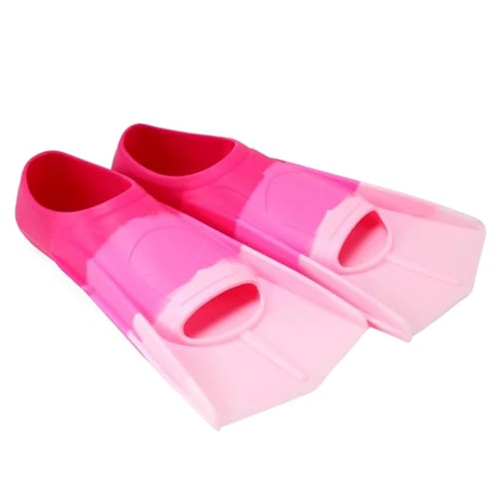 Azuunye Kids Swim Fins, Youth Swimming Flippers for Lap Swimming Training, for Children Girls Boys (Dark Pink / Pink / Rose / Light Pink, S(US Kids 1.5-3.5)) by Azuunye - Image 9