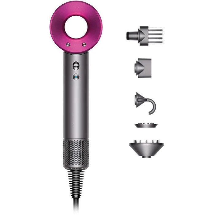 Dyson HD07 Supersonic Hair Dryer - Iron/Fuchsia - Excellent by Dyson - Image 1