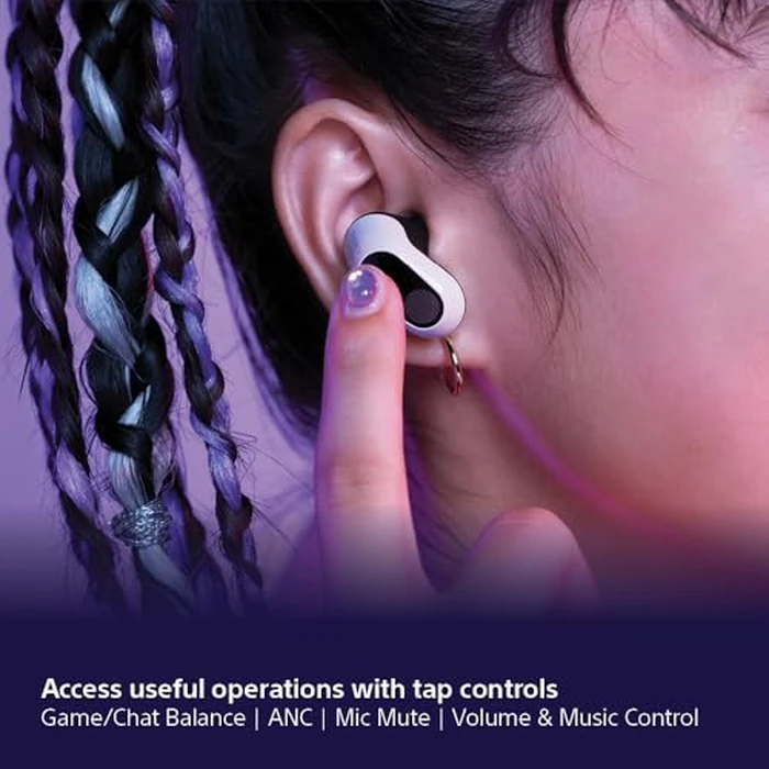Sony INZONE Buds Wireless Gaming Earbuds, Perfect for PlayStation(R) 5, for PC/PS5/Switch/Mobile, 48Hr Battery with Case, Noise Canceling, 360 Spatial Sound, 2.4GHz USB-C Dongle, WF-G700N White by Sony - Image 4