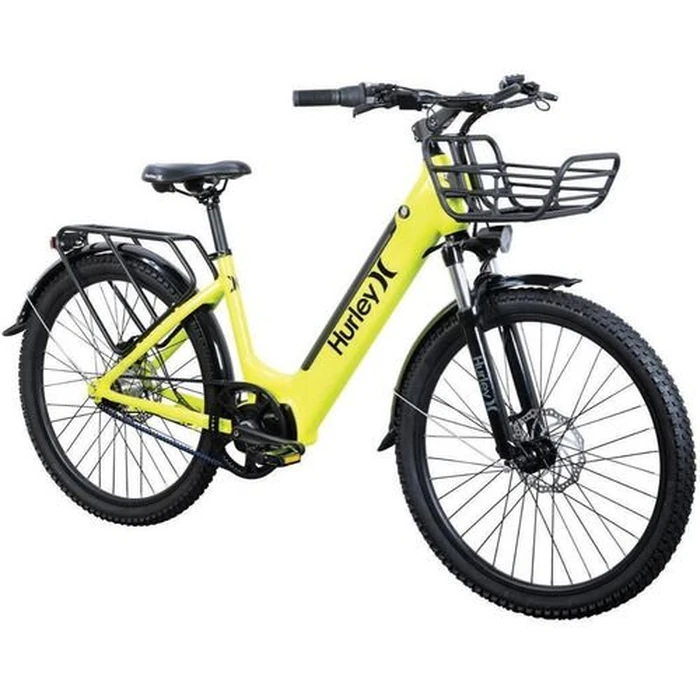 Hurley Bike Ultimate Urban Belt Drive Urban E-Bike 16" - Yellow by Hurley - Refurbished - Excellent condition
