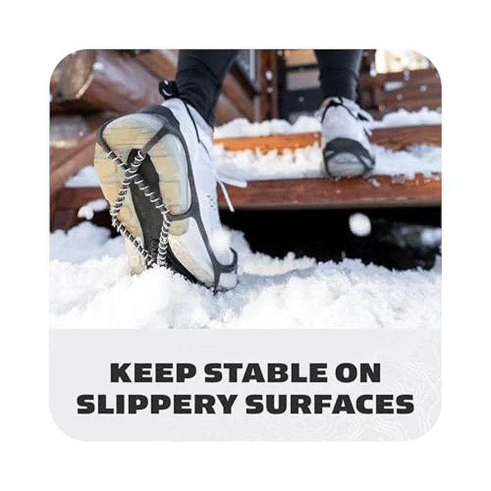 Yaktrax Walk Traction Cleats for Walking on Snow and Ice (1 Pair), Small by YakTrax - Image 2