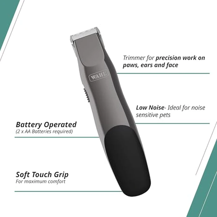Wahl Groom Pro Rechargeable Dog Clipper Kit - Low Noise Cordless Pet Grooming Clippers with Trimmer for Face, Ears & Paws - 58125 by Wahl - Image 2