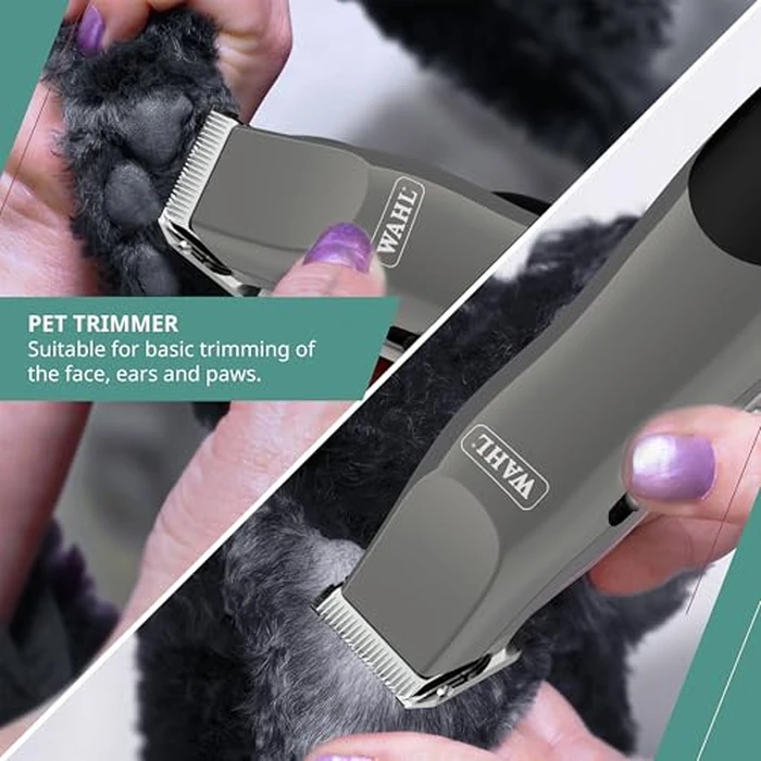 Wahl Groom Pro Rechargeable Dog Clipper Kit - Low Noise Cordless Pet Grooming Clippers with Trimmer for Face, Ears & Paws - 58125 by Wahl - Image 6