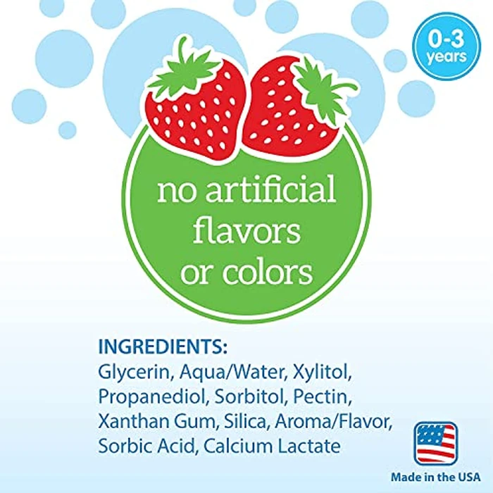 Dr. Brown's Infant-to-Toddler Toothbrush, Giraffe & Strawberry Toothpaste Set by Dr. Brown's - Image 3