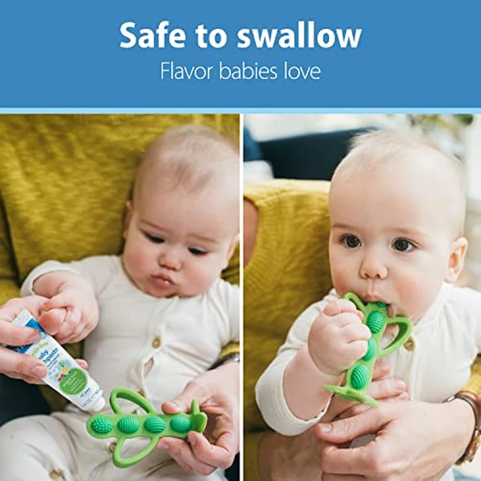 Dr. Brown's Infant-to-Toddler Toothbrush, Giraffe & Strawberry Toothpaste Set by Dr. Brown's - Image 6