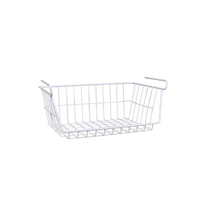 Whitmor White Wire Shelf Basket by Whitmor - Used - Like New condition - US$11.09