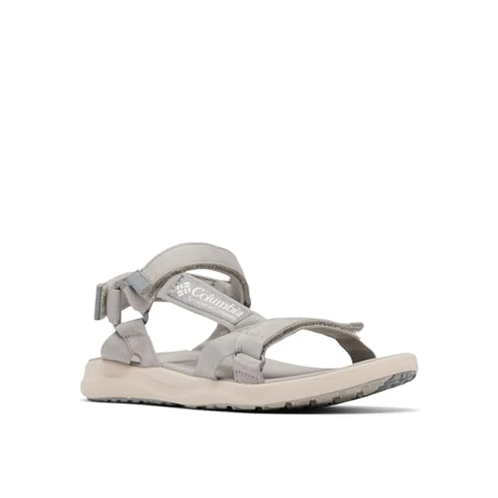 Columbia Women's Globetrot Sandal, Flint Grey/Sea Salt, 11 by Columbia - Used - Very Good condition