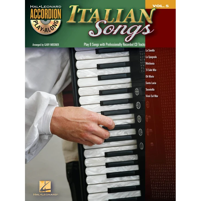 Italian Songs: Accordion Play-Along Volume 5 by Hal Leonard - Used - Like New condition - CA$19.60