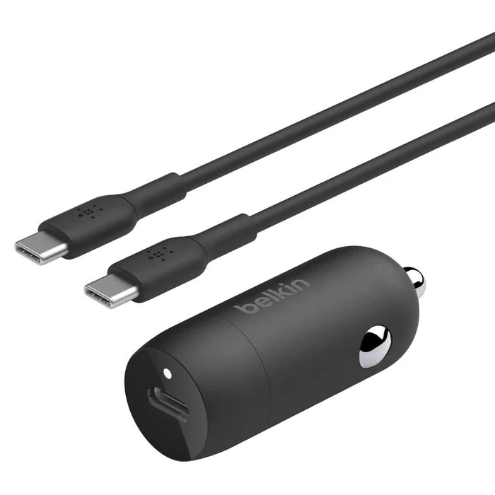 Belkin BOOST↑CHARGE(TM) USB-C PD 3.0 PPS Wall Charger 30W + USB-C Cable - Black by Belkin - Refurbished - Excellent condition
