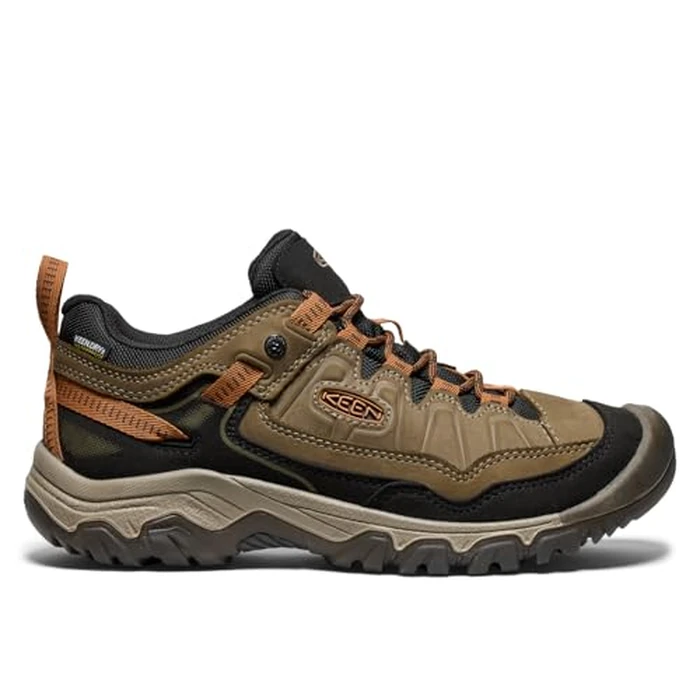 KEEN Men's Targhee 4 Low Height Durable Comfortable Waterproof Hiking Shoes, Sea Turtle/Roasted Pecan, 8.5 by KEEN - Image 2