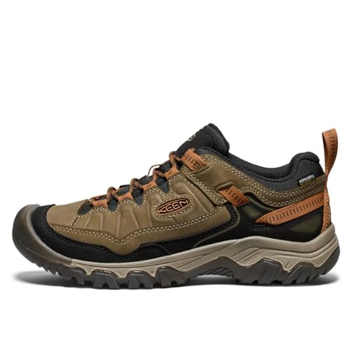 KEEN Men's Targhee 4 Low Height Durable Comfortable Waterproof Hiking Shoes, Sea Turtle/Roasted Pecan, 8.5 by KEEN - Image 3