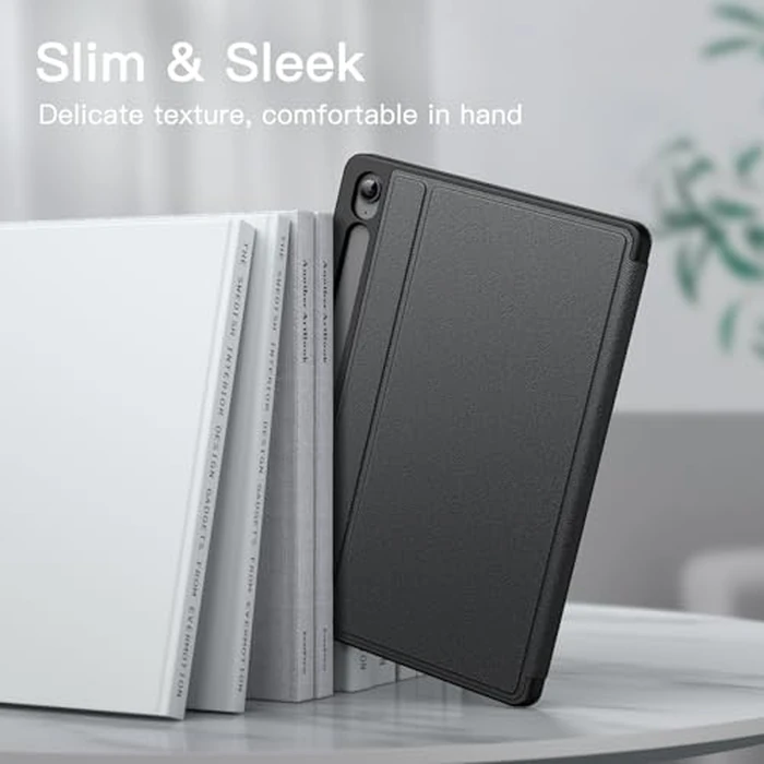 JETech Case for Samsung Galaxy Tab S10 Lite / S10 FE / S9 FE 10.9-Inch with S Pen Holder, Slim Folio Stand Protective Tablet Cover, Multi-Angle Viewing (Black) by JETech - Image 4