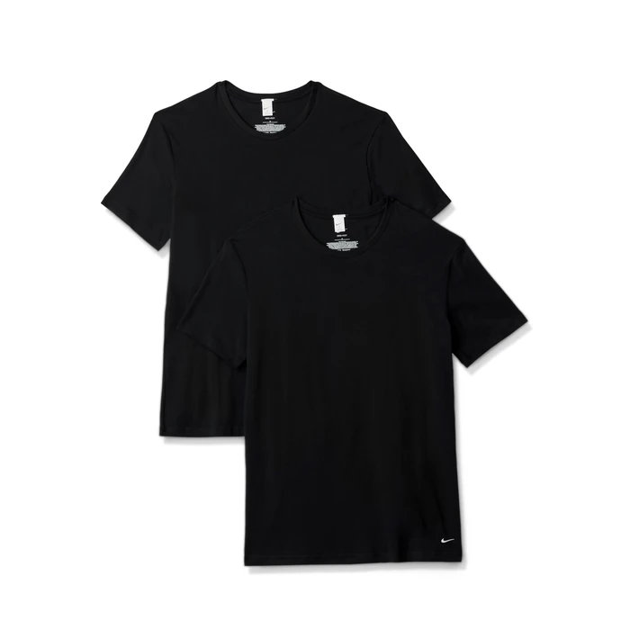 Nike Men's All Day Cotton Stretch S/S Crew Neck 2pk Undershirts by Nike - Used - Like New condition