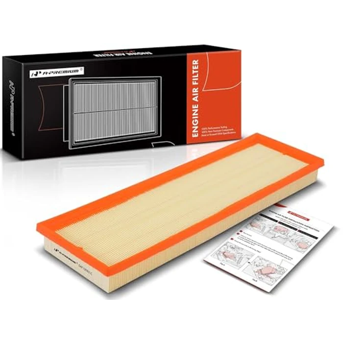A-Premium Engine Air Filter Compatible with Volkswagen Beetle, Golf, Jetta, Passat, Rabbit, 2005-2015, L5 2.5L, Flexible Panel, Replace# 07K129620 by A-premium - Used - Acceptable condition - CA$11.63