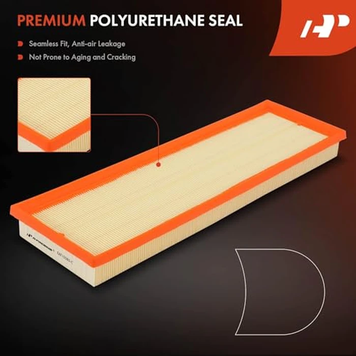 A-Premium Engine Air Filter Compatible with Volkswagen Beetle, Golf, Jetta, Passat, Rabbit, 2005-2015, L5 2.5L, Flexible Panel, Replace# 07K129620 by A-premium - Image 5