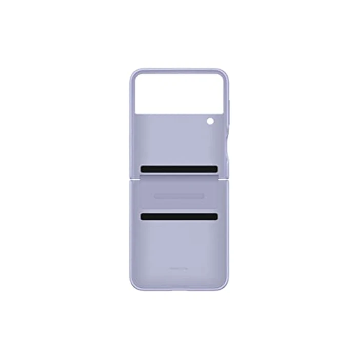 SAMSUNG Galaxy Z Flip4 Flap Leather Cover, Protective, Premium Luxury Phone Case with Slim Style Design, US Version, Serene Purple by Samsung - Image 4