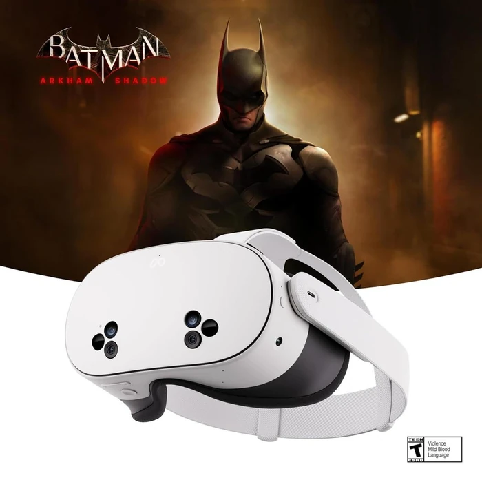 Meta Quest 3s Get Batman: Arkham Shadow and a 3-Month Trial of Meta Quest+ - 256GB - White by Meta - Refurbished - Premium condition - US$475.99