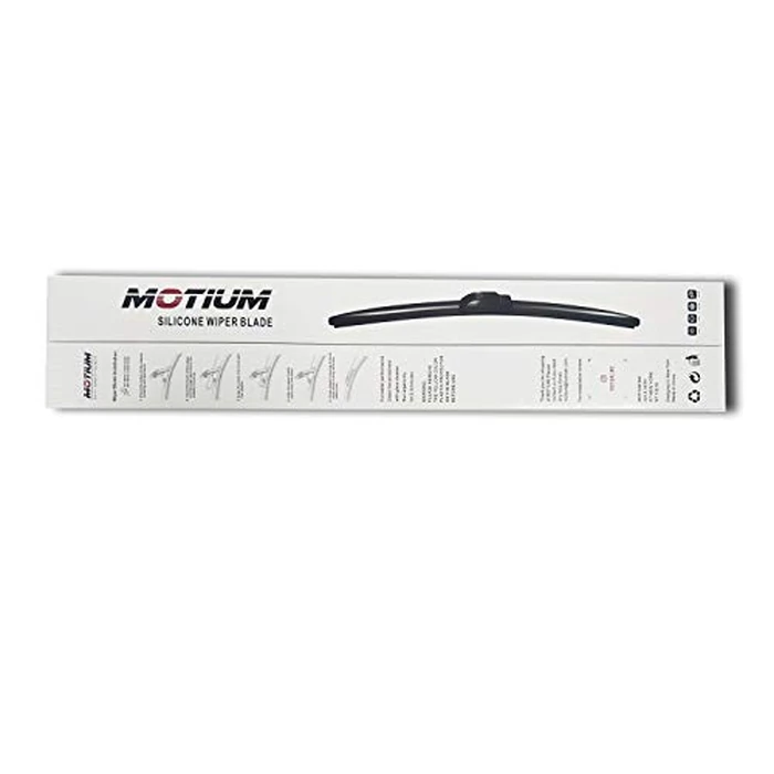 MOTIUM 26"+20" Super Silicone Windshield Wiper Blades, Fit for J hook Wiper Arms (set of 2) by MOTIUM - Image 2