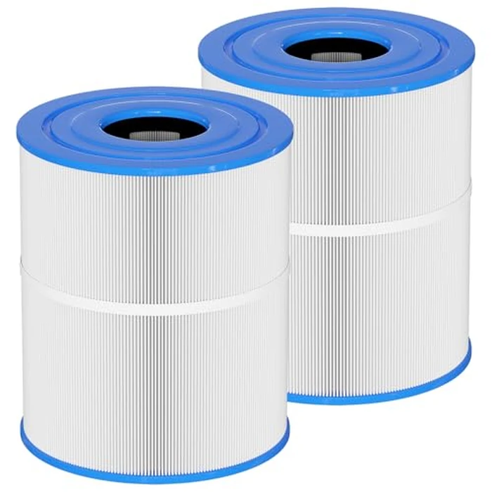 Vickmons C-8465 Spa Filter Replacement Compatible with Watkins 31114, Pleatco PWK65, Filbur FC-3960, 71827, 71828, Watkins 65 sq.ft Tiger River Spa Filter 2 Pack by Vickmons - Image 1