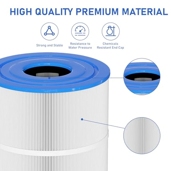 Vickmons C-8465 Spa Filter Replacement Compatible with Watkins 31114, Pleatco PWK65, Filbur FC-3960, 71827, 71828, Watkins 65 sq.ft Tiger River Spa Filter 2 Pack by Vickmons - Image 3