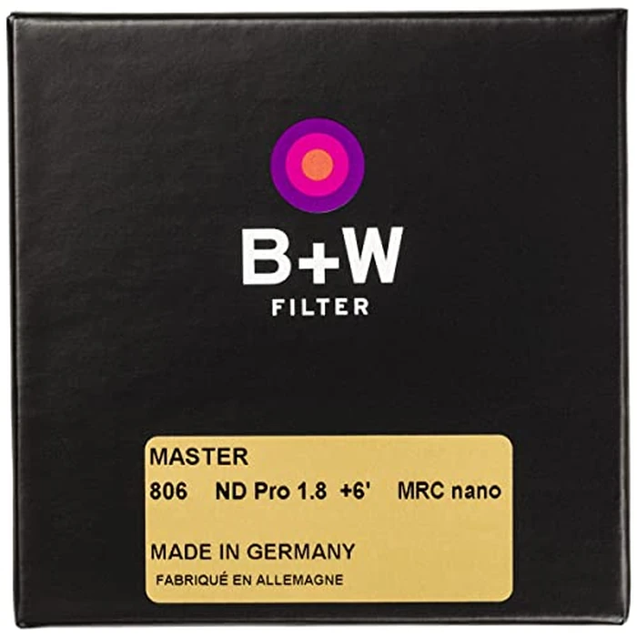 B+W 77mm Master Neutral Density 1.8 (6 Stop) MRC Nano 806M Glass Filter by B+W - Image 3