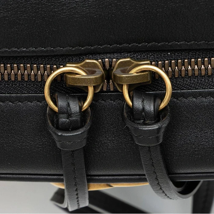 Gucci Matelasse Leather GG Marmont Ghost Medium Shoulder Bag - Leather - Black/Yellow/Blue by Gucci - Image 10