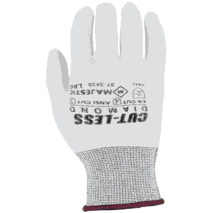 Majestic Dyneema Gloves Cut Level A3 (S) - White by Majestic - Image 2
