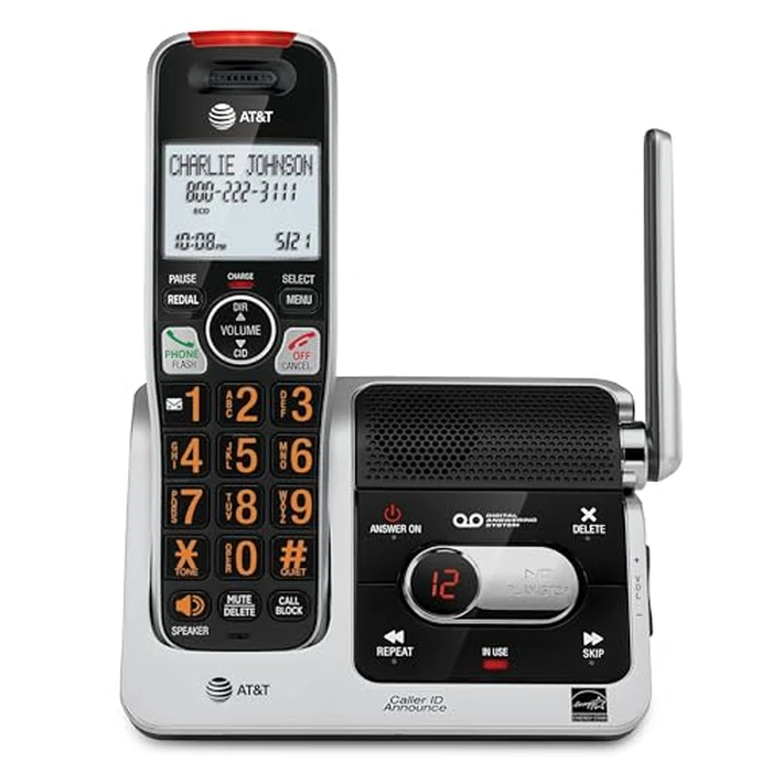 AT&T BL102 DECT 6.0 Cordless Phone for Home with Answering Machine, Call Blocking, Caller ID Announcer, Audio Assist, Intercom, and Unsurpassed Range, (Canadian Version) by VTech - Used - Acceptable condition - CA$32.48