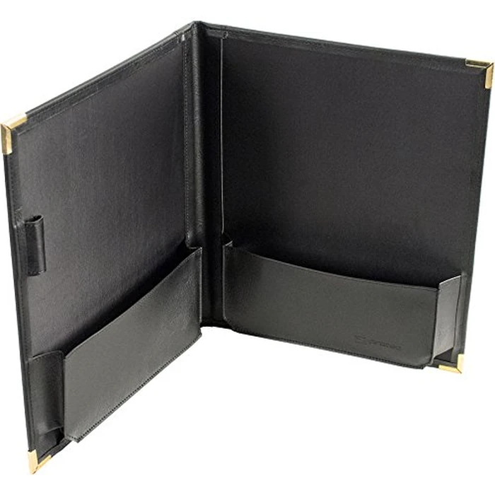 Protec Leatherette Deluxed Padded Sheet Music Folder with Brass Corners, Model F2BK by ProTec - Image 2