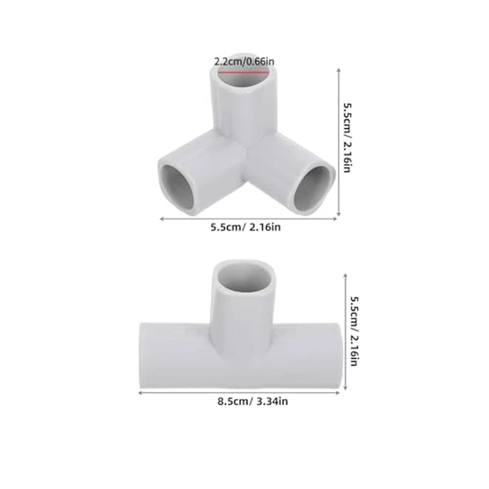 Cabilock 8Pcs Baby Playpen Connectors T Shaped Replacement Parts for Indoor Baby and Pet Gate Accessories Easy No Tool Assembly Secure Play Yard Expansion by Cabilock - Image 2