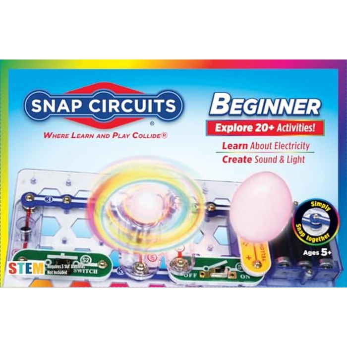 Snap Circuits Beginner, Electronics Exploration Kit, Stem Kit for Ages 5-9 (SCB-20) by Snap Circuits - Used - Very Good condition