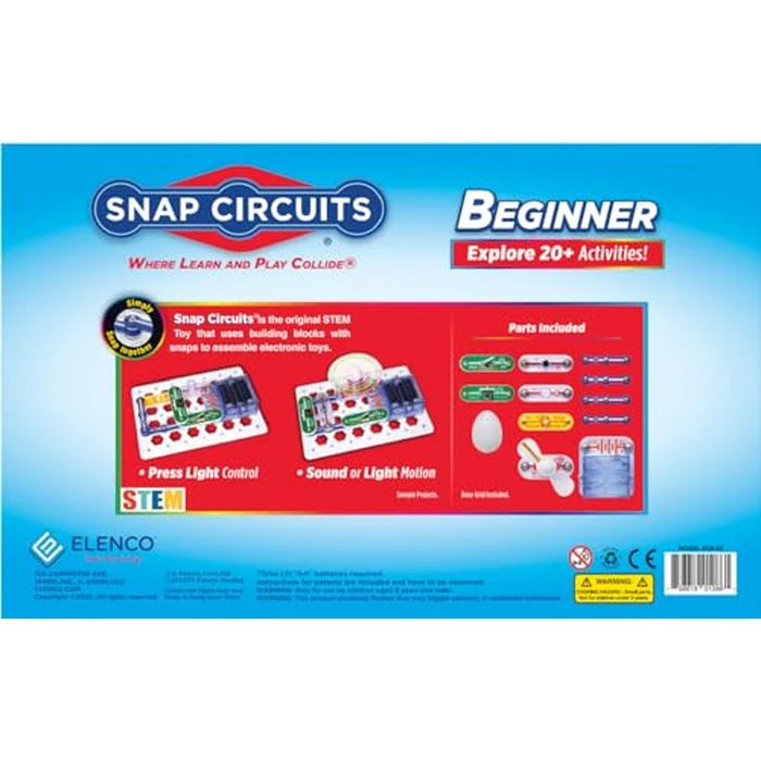 Snap Circuits Beginner, Electronics Exploration Kit, Stem Kit for Ages 5-9 (SCB-20) by Snap Circuits - Image 2