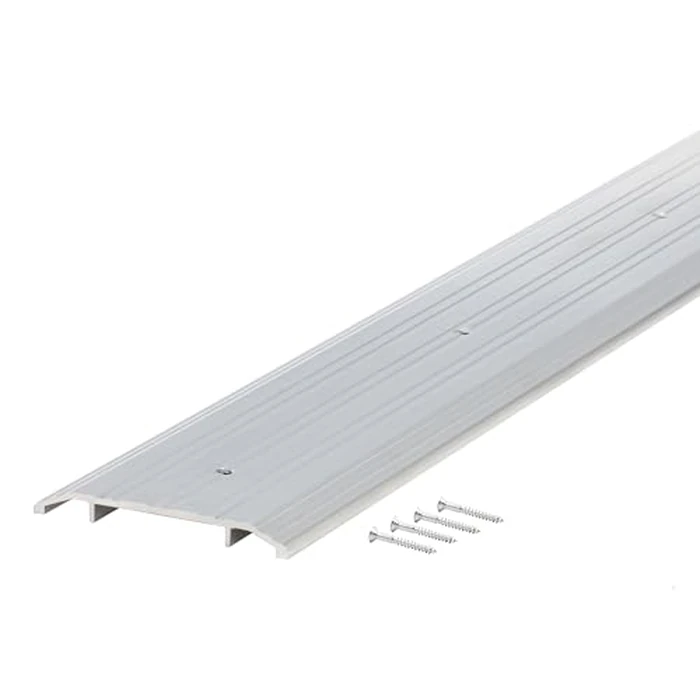 M-D Building Products 68320 Aluminum Commercial Flat-Profile Threshold: Durable and Sleek Entryway Access Solution Draft Protection (5 in. x 1/2 in. x 36 in.) (Silver) by M-D Building Products - Image 7