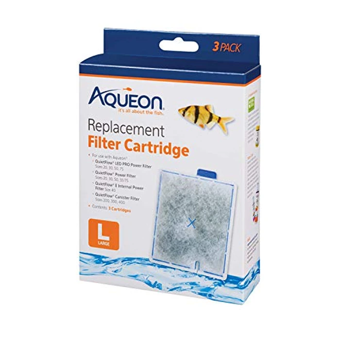 Aqueon Aquarium Fish Tank Replacement Filter Cartridges Large - 3 pack by Aqueon - Image 1