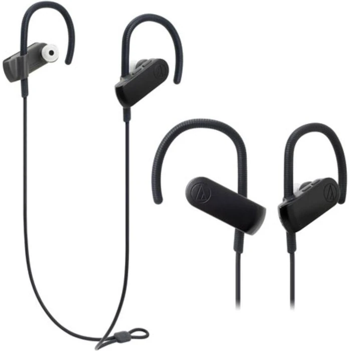 Audio-Technica Bluetooth Sport Headphones ATH-SPORT50BT - Black by Audio-Technica - Refurbished - Good condition - US$29.38